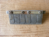 Mercury Mariner OEM 225 HP 1991 25 Shaft Reed Block 8160321