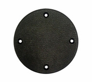 Rabud 6CPB Cover Plate diameter 6" Black polypropylene Boat Marine