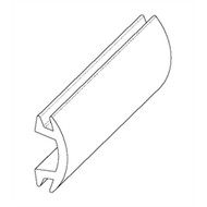Barbour Plastics AL-2029 Flex Insert for Rub Rail 2000063 Length 50' Black