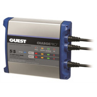 Guest 2711A On-Board Battery Charger 10A 12V 2 Bank 120V Input Marine Boat Boat