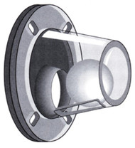 Rabud SS1C Marpac Self Bailing Scupper for 1'' Drain Tubes Dim 2-3/4'' Marine