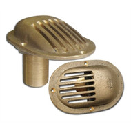 Buck-Algonquin 00IS150 Bronze Intake Strainer Oval Base Thread 1-1/2'' NPS Boat