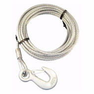 Marpac 86606 3/16" X 25' Winch Cable - Galvanized Steel 840 lbs Load Marine