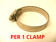 Trident 710-1381 Hose Clamp 1-1/2" to 2" Stainless Steel 38-50mm Boat Auto SAE24