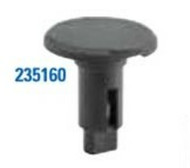 Attwood 910R2PB-7 Plug-In Round Base 2-pin Black Cover Boat Navigation Light