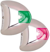 Perko 0617 DP2 STS LED Navigation Light GREEN-RED Vertical Mount 2.5x2-5/8  Boat