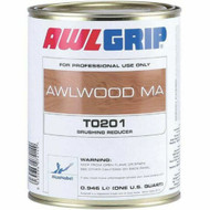 Awlgrip T0201 Awlwood MA BRUSHING Reducer QUART 5608020 For Primer Boat Paint