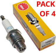 4 Spark Plug BR7HS-10 NGK 1098 Yamaha Tohatsu Suzuki Mercury Johnson Evinrude