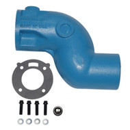 Crusader V8 454 & 502 (ALL) Exhaust Elbow w/Log Style 4"ID Hose BARR CR-20-97924