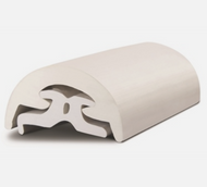Radial 40 Flexible PVC Rub Rail Fender Insert KIT 1-5/8"x52' WHITE Italian Style