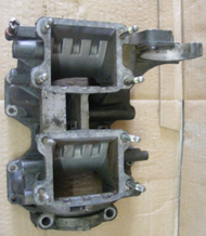 Mercury 2 Cylinder Crankcase Back Cover #6630 Cylinder Block Reed Adapter