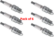 6 Spark Plug LFR6A-11 NGK 3672 Toyota Avalon Subaru Mercedes Outboard