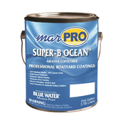 Marpro Antifouling Bottom Paint BLUE GALLON Super-B Ocean 45%Copper Ablati 7-2635