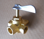 Marpac 7-6948 Selector Valve for 2 Fuel Tank Female 3Way 3/8"NPT Fire Rated Boat