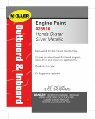 Honda Oyster SILVER Metalic Spray Can Paint Aerosol Moeller 025516 Outboard Engine