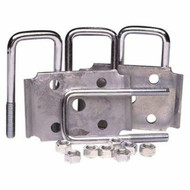 Tie Down DEXTER 81185 Tie Plate Kit for  2" Square Axle Galvanized Trailer Boat