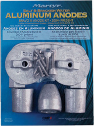 Martyr CMBRAVO3KITA Mercruiser Bravo III 2004&UP Anode Kit ALUMINUM Sterndrive