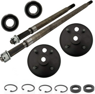 E-Z-Go Medalist-TXT-Electric Rear Axle Brake Hub Drum KIT 1982-1993 Golf Cart