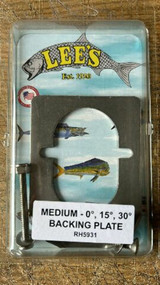 Lee's Stainless RH5931 Steel Backing Plate for Medium Rod Holders Boat Fishing