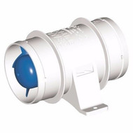 Rule 140 Bilge Blower 3" In-Line 12V Quiet Operation Marine USCG Ignit Protected