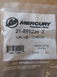 OEM Mercury Mercruiser 75 -250 HP Check Valve 21-859235 2