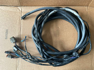 Johnson Evinrude Tilt Harness OMC Wire Cable 24FT Orange and Green Plug