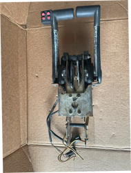 Johnson Evinrude Trim Top Mount Dual Binnacle Control Box Console No Handle Cap