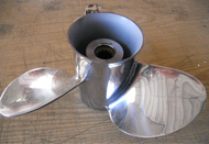 Mercury 40 Tohatsu Nissan 35-40-50 Propeller 11-1/8x13 Solas 5331-111-13 Saturn