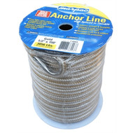 Marpac 7-6450  Anchor Line Rope GOLD 3/8”x100’ Braid Nylon Boat Marine