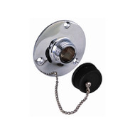 Perko 0504 DP0 CHR Water Outlet Fitting  Standard Male Hose Connector  Boat Marine