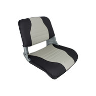 Springfield 1061057 Skipper Grey Charcoal Fold Down Deluxe Seat Boat Mraine