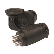 Marinco 12VCPS3 3-Wire 70A Charging/Trolling System Receptacle and Plug  Marine