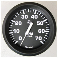 Faria 32805 Euro Black 0-7000 RPM Tachometer Gauge Outboard  Boat Marine