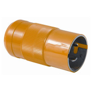 Marinco Lowrance 6361CRN Male Locking Plug 50 Amp 125 Volt 2 Pole, 3 Wire Marine