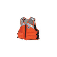 Mustang Survival MV1254T1 Industrial Mesh Vest L/XL 42"-50" Type III ORANGE Boat