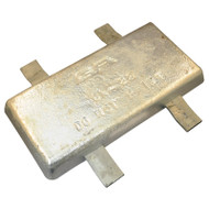 Galvotec GA-23/ZHS-23 Hull Zinc Plate with Strap 6x12x1.2 Boat Marine