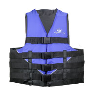 Marpac 8-1212 Life Jacket Deluxe Ski Vest BLUE-BLACK S-M Adjustable 1-1/2in Boat