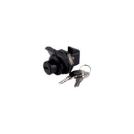 Marpac 7-2280 Glovebox Push Button Latch Locking Black  Push-to-Close Marine
