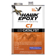 Hawk Epoxy C1-S2 Ultra Slow Cure Catalyst Size 2 Boat .33 GALLON Boat
