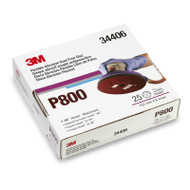 3M 34406 Hookit Flexible Abrasive Disc P800 Grade 6? Diameter 25 Discs x Box