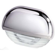 Hella Marine White LED Easy Fit Step Lamp w/Chrome Cap 958126001 Boat Marine
