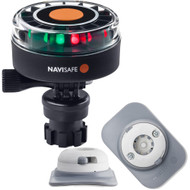 Navisafe Navilight 2NM Tricolor w/Navimount Base/RIB Mount White 340KIT4 Marine