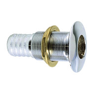 Perko 1-1/8" Thru-Hull Fitting for Hose Chrome Plated Bronze USA 035006ADPC Boat