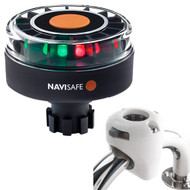 Navisafe Navilight Tricolor 2NM w/Navibolt Base/Rail Mount White 342KIT3 Marine