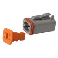 10PACK Pacer Deutsch DT Plug & Wedge Lock Kit 4 Position TDT06-4S-10 Boat Marine