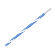 Pacer 16 AWG Gauge Striped Marine Wire 500' Spool Blue w/White Stripe WUL16BL-9-500