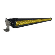 Black Oak  Pro 3 Yellow Lens Single Row LED Light Bar 30" Combo Black 30Y-S5OS