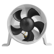 Attwood Turbo 4000 II Water-Resistant, In-Line Blower 12V White 1749-4 Marine