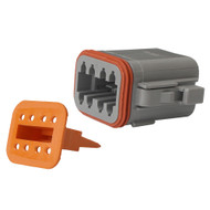 Pacer Deutsch DT Plug & Wedge Lock Kit 8 Position 5 Pack TDT06-8S-5 Boat Marine