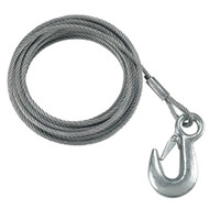 Fulton 3/16"x25' Galvanized Winch Cable 4,200 lbs. Breaking Strength WC325 0100